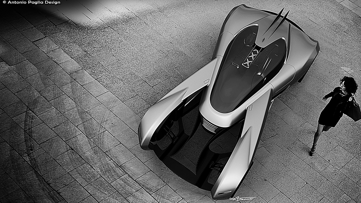 v系列超级电动跑车概念设计